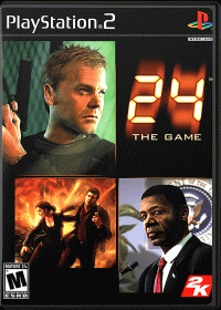 24 the Game Playstation 2 US box art